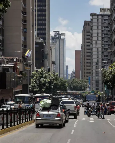 Trimestres del vehículo en Caracas