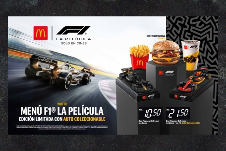 McDonald's trae a Venezuela su nuevo "Menú F1 La Película" con carros coleccionables de la película