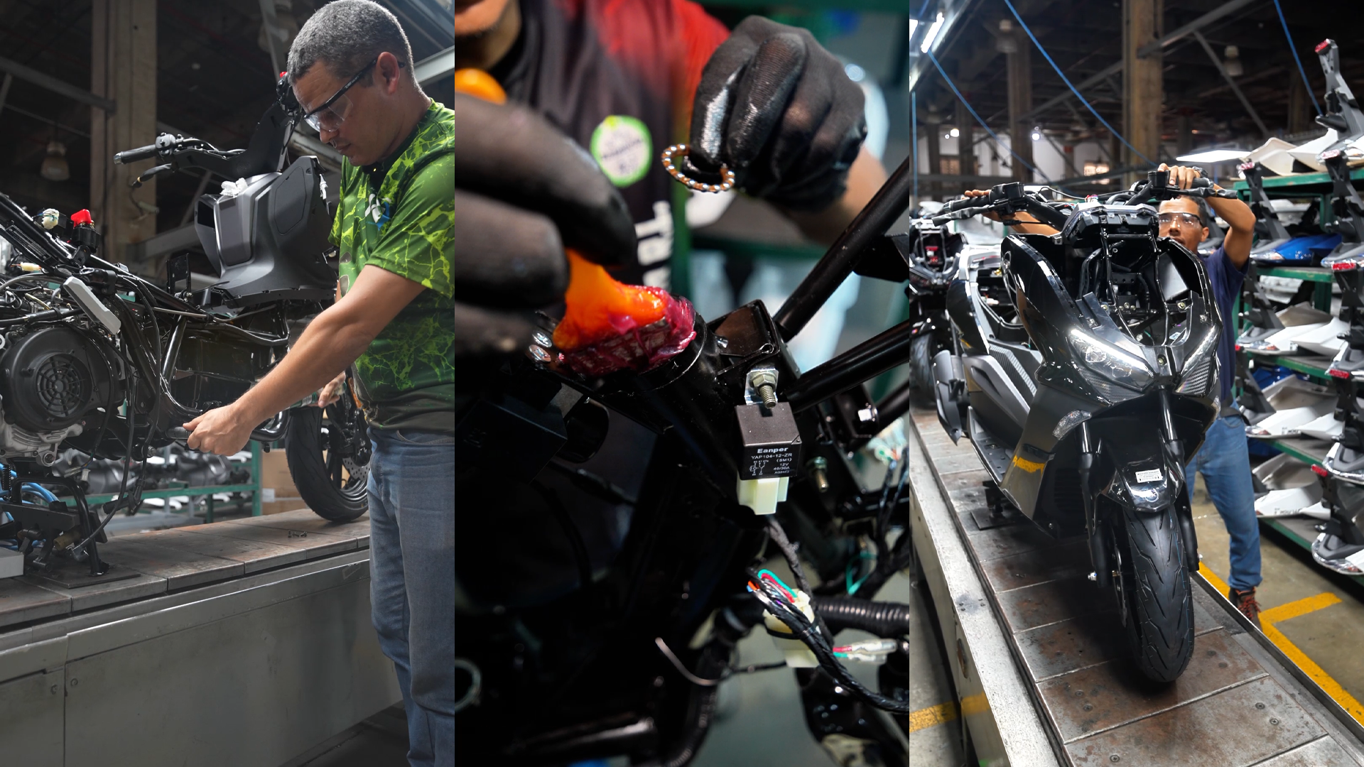 Así es el proceso de ensamblaje de las motos de Empire Keeway