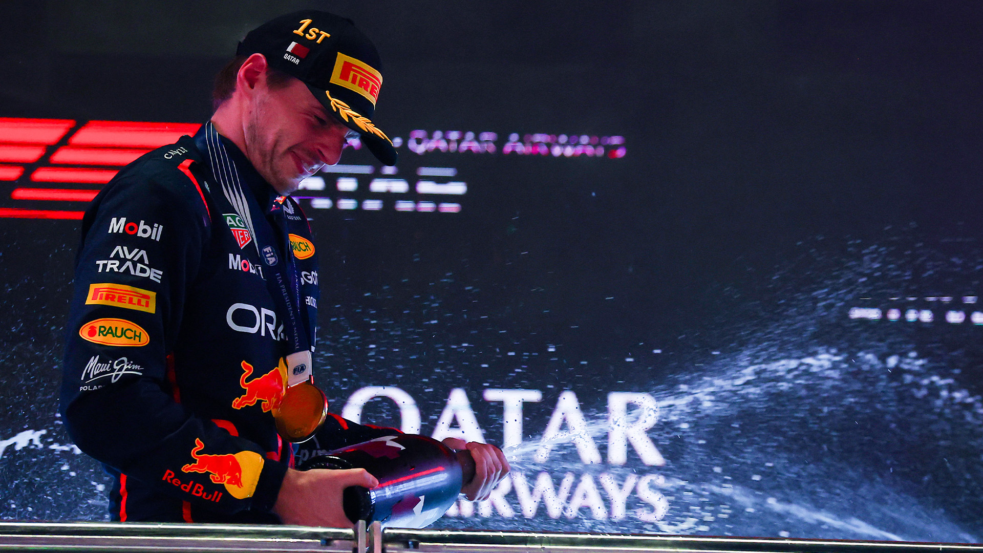 Max Verstappen se lleva la victoria en el GP de Qatar