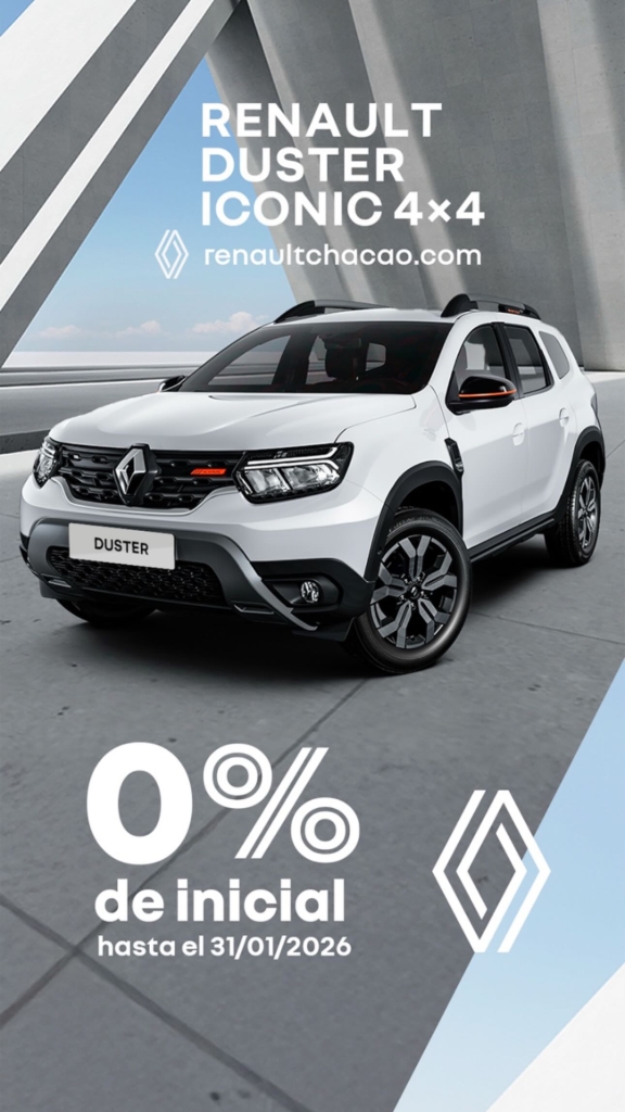 Renault Chacao ofrece sus vehículos por 0% de inicial