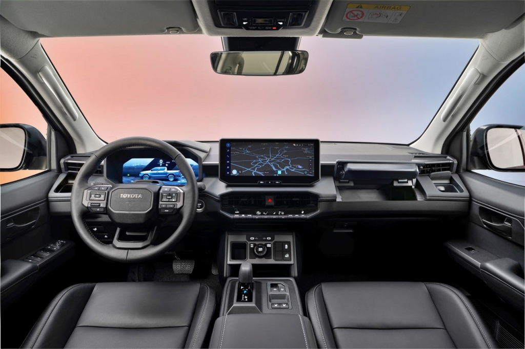 Así es el nuevo interior de la Toyota Hilux 2026