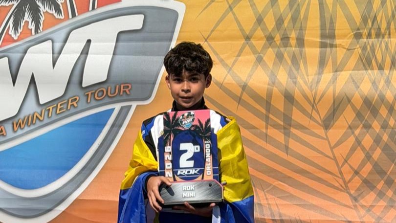Venezuela en karting: Lorenzo Cooper se sube al podio en la ROK Cup en USA