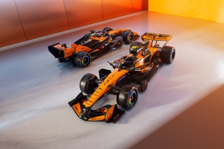 McLaren presenta la decoración que llevará el MCL40 en 2026