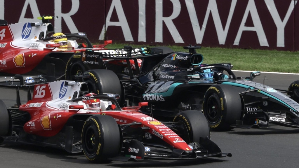 Mercedes y Ferrari pelearon codo a codo en el GP de Australia. Foto: F1