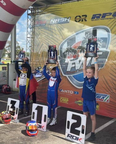 Lorenzo Cooper logra el 3er puesto en la tabla general de la ROK Cup USA