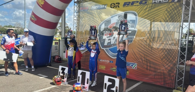 Lorenzo Cooper logra el 3er puesto en la tabla general de la ROK Cup USA