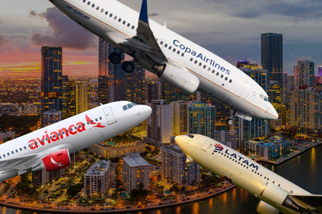 ¿Cuánto cuesta viajar a Miami, desde Caracas, con Copa Airlines, Avianca y LATAM?