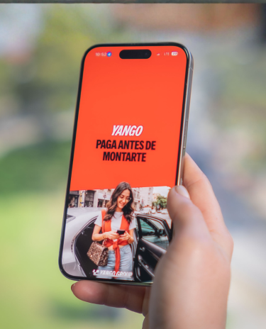 El botón de pago anticipado de Yango es el método más utilizado de la app