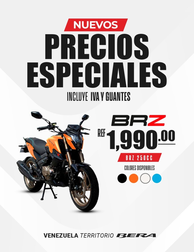 Bera hace nueva ronda de descuentos en sus motos: estos son los precios