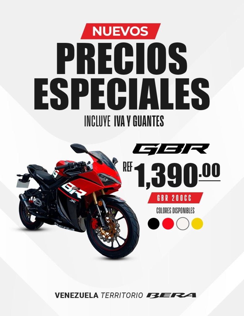 Bera hace nueva ronda de descuentos en sus motos: estos son los precios