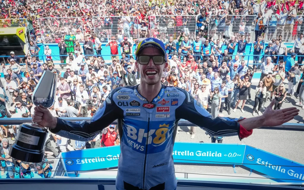 El último ganador del GP de España de la MotoGP fue Alex Márquez. Foto: MotoGP